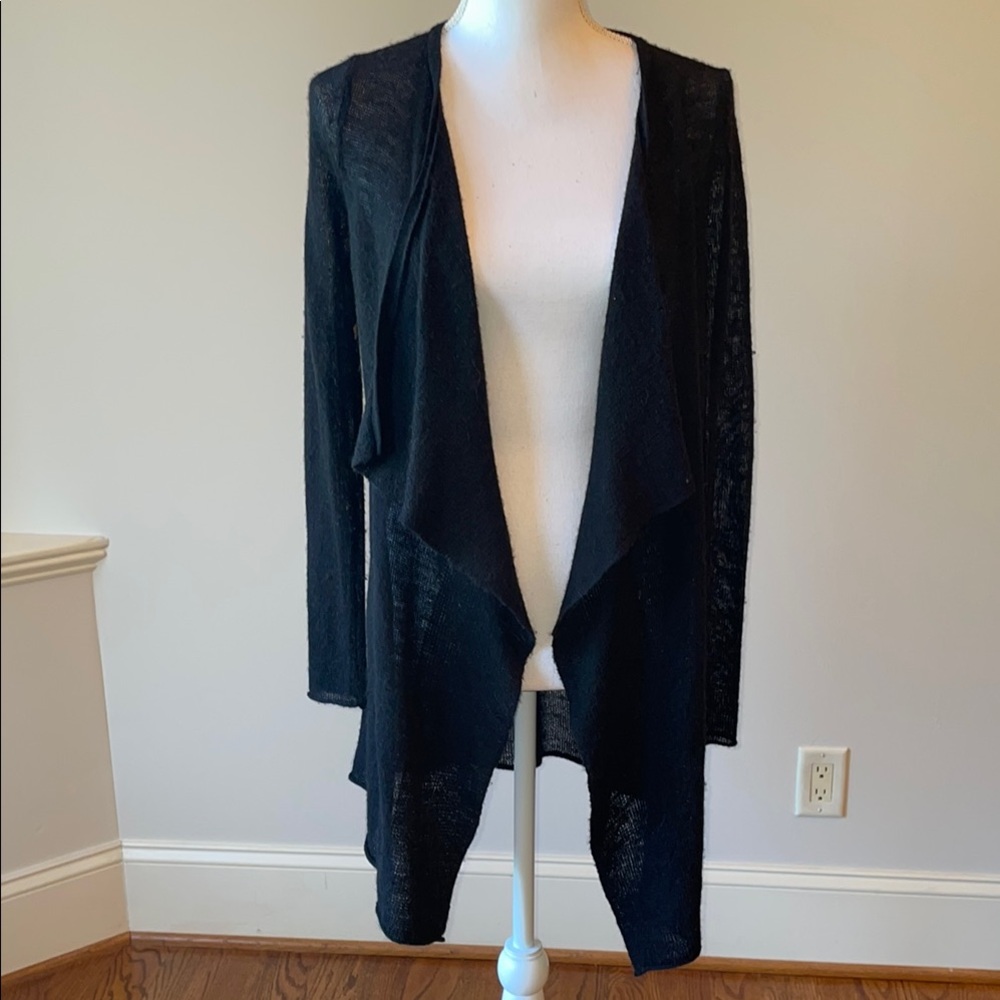 Express Loose Weave Lightweight Black Women's Sweater